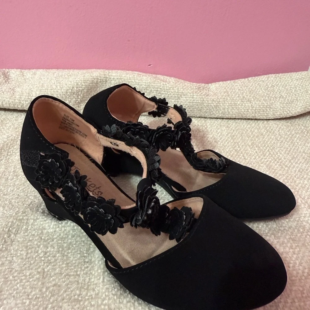 Trinkets girls' black patadorma shoe size 13